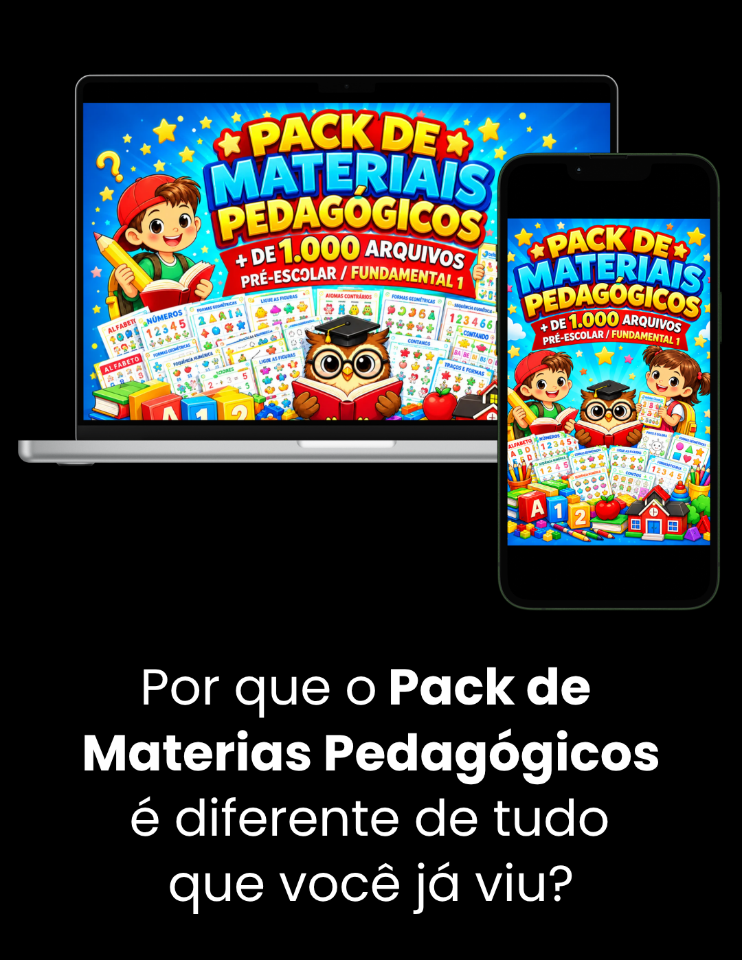 Oferta do Pack de Materiais Pedagógicos